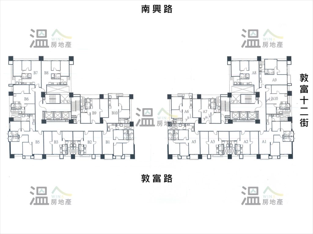 【登陽林映道 平面示意圖】 