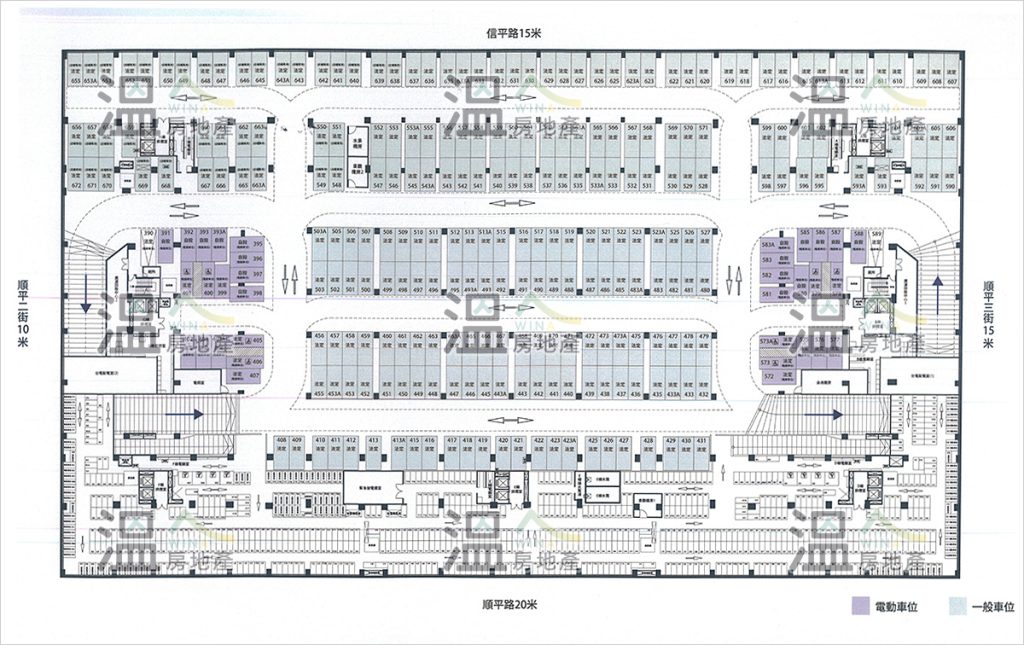 【達麗創世紀 B1 平面配置參考示意圖】