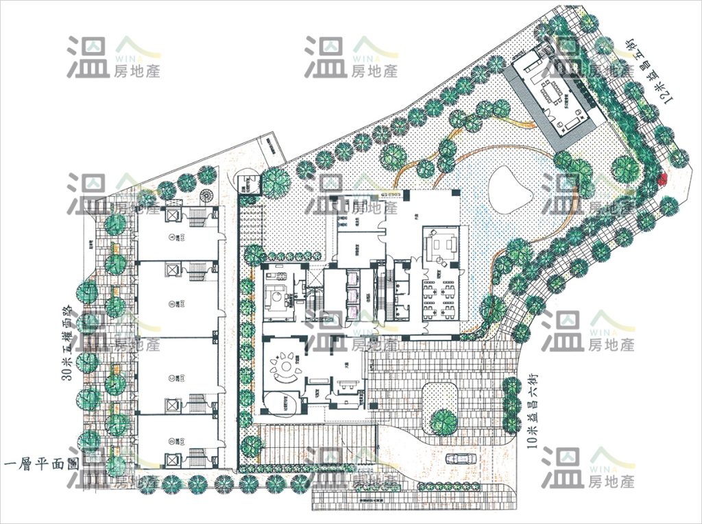 【惠宇一森青 1F 平面示意圖】