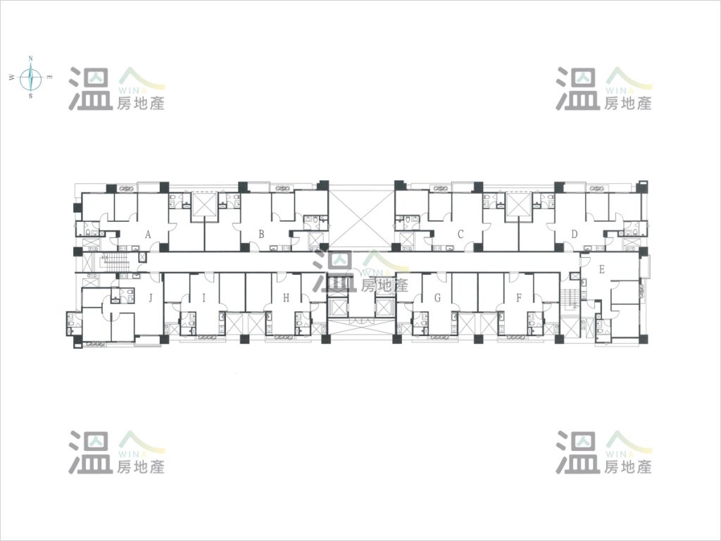 【大映VITA 4F~15F全區平面配置參考圖】